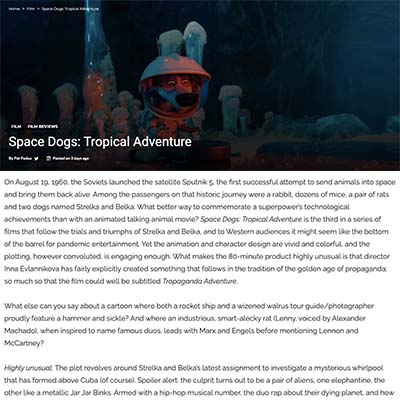Space Dogs: Tropical Adventure - Review